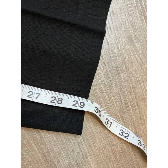 Dana Buchman Black Pleated High Waisted Wool Pants Sz 6P - Picture 9 of 10